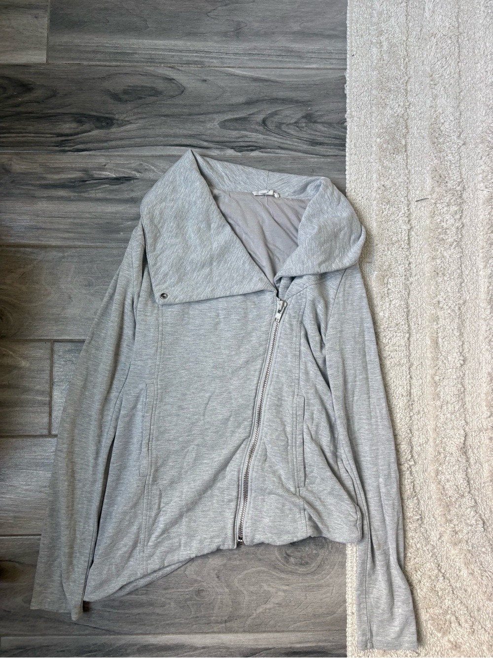 Helmut Lang Light Gray Minimal Sweatshirt